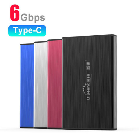 Boîtier pour disque dur externe, USB 3.1, SSD, 2.5 pouces, SATA vers USB support pour disque dur, 3.0, 6Gbps Type C, accessoires d'ordinateur portable ► Photo 1/6