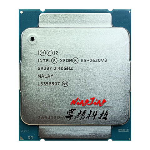 Intel Xeon E5-2620V3 E5 2620v3 E5 2620 v3 2.4 GHz Six cœurs douze fils processeur d'unité centrale 15M 85W LGA 2011-3 ► Photo 1/1