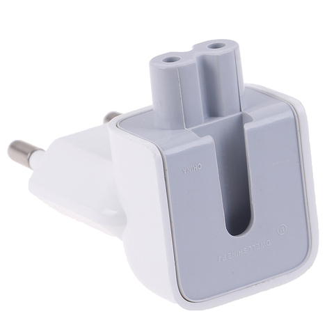 Adaptateur d'alimentation pour Mac Book 2.8x2.8x1.8x5.5cm, prise US vers EU, convertisseur de chargeur de voyage ► Photo 1/6