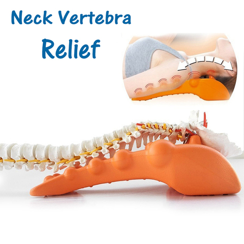 Rétracteur orthopédique pour le cou, conception japonaise, oreiller de Traction par gravité, vertèbre cervicale, doigt, points de Massage Acupoint, oreiller de Traction ► Photo 1/6