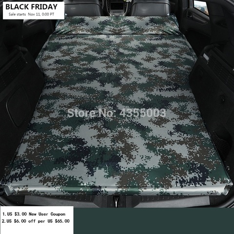 Matelas à air automatique pour voiture, lit de voyage, suv, coussin de couchage, randonnée, camping, repos en plein air ► Photo 1/6