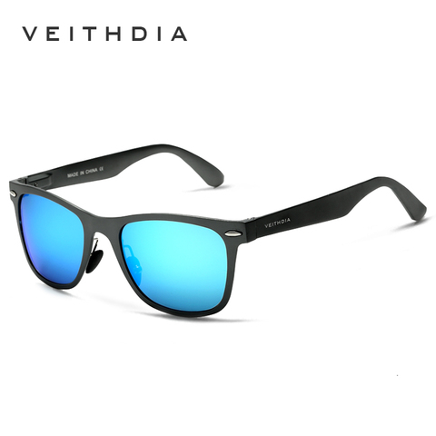 VEITHDIA – lunettes de soleil en aluminium et magnésium pour hommes, à la mode, miroir, accessoires pour femmes et hommes ► Photo 1/6