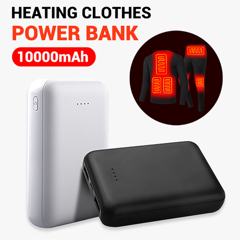 Batterie externe 10000mAh Portable charge Powerbank téléphone Portable batterie externe 2.1A charge rapide palais chaud ceinture chauffage ► Photo 1/6