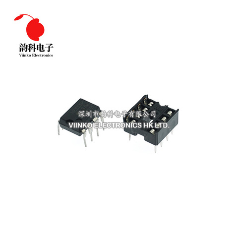 20 pièces NE555 IC 555 & 8 broches DIP douilles (10 chacune) ic ne555 et douilles DIP8 bricolage pour arduino kit de démarrage ► Photo 1/1