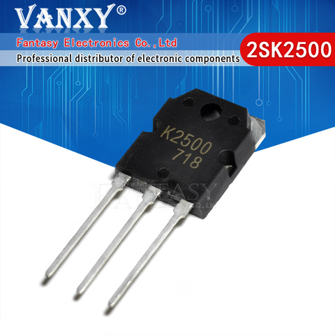 Transistor 2SK2500 TO3P K2500 TO-247 TO-3P, 2 pièces ► Photo 1/4