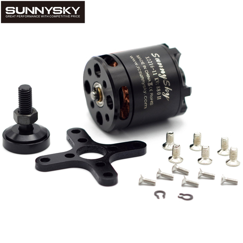 SUNNYSKY – moteur sans balais X2216 KV880/KV1100/KV1250/KV1400/KV1800/KV2400, pour avions 3D à multi-rotor et quadrirotor, 1 pièces ► Photo 1/6