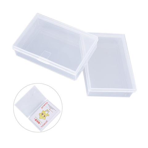 2 pièces, boîtes en plastique transparentes à cartes de jeu, conteneur en plastique mallette de rangement emballage à cartes de Poker pour ensemble de Pokers, vente en gros ► Photo 1/5