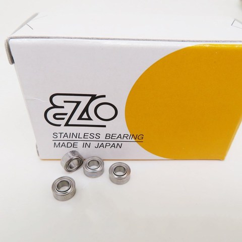 Roulements à billes miniatures haute vitesse EZO, 10 pièces/50 pièces, en acier inoxydable, SMR63ZZ 3x6x2.5mm, DDL-630ZZ S673ZZ ► Photo 1/3