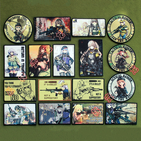 Patch de jeu de ligne de front pour filles, Ump45, Badge de brassard de l'équipe 404, accessoires de Costume tactiques unisexes, accessoire de Cosplay ► Photo 1/6