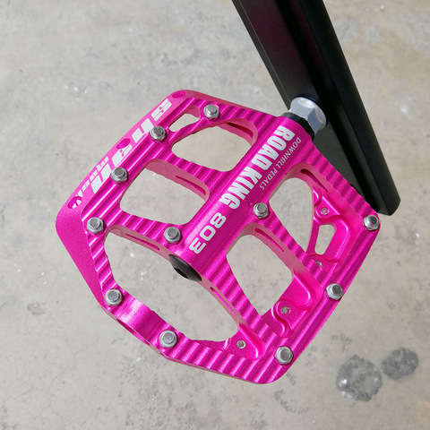 VTT pédales de vélo scellées CNC corps en aluminium pour vtt vélo de route 3 pédales plates antidérapantes ► Photo 1/6