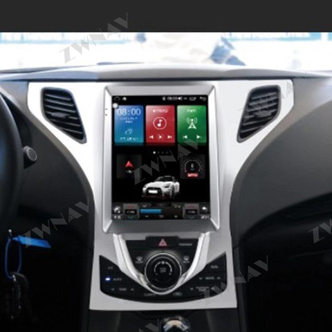 Autoradio PX6 Tesla, Android 10, Navigation GPS, lecteur multimédia, Audio stéréo, écran IPS, unité centrale pour voiture Hyundai Azera (2011, 2012) ► Photo 1/6