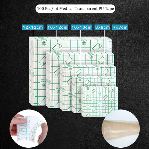 Ruban adhésif Non tissé 100 pièces, patchs adhésifs en plâtre respirants, Bandage de premiers soins, bande de Fixation hypoallergénique pour Dressing ► Photo 1/6