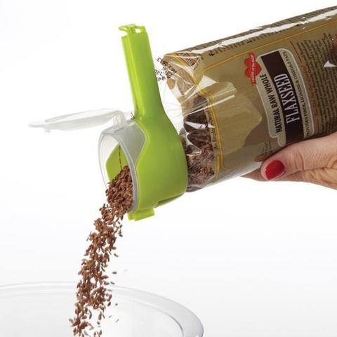 Clip de scellage Pour sac de conservation des aliments, pince à effet de Clip de scellage des aliments avec grande buse de décharge Pour le stockage des aliments, outils de cuisine ► Photo 1/6