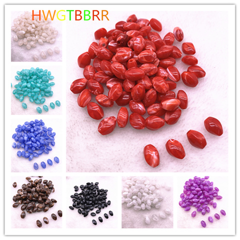 30 perles acryliques en forme ovale, pour la fabrication de bijoux, Bracelet à bricoler soi-même, 30 pièces, 13*8*7mm ► Photo 1/6