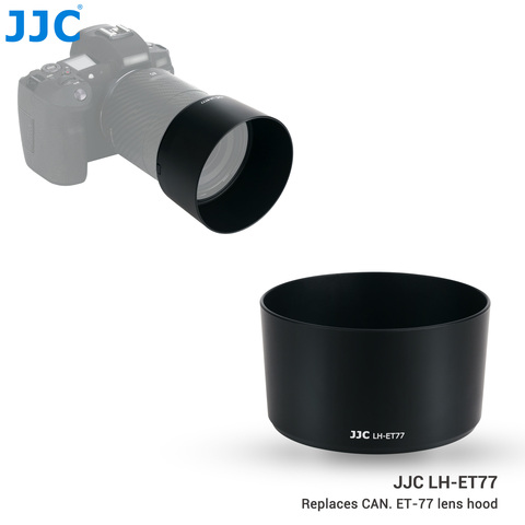 Pare-soleil réversible JJC Compatible avec l'objectif Canon RF 85mm F2 Macro IS STM pour EOS R R5 R6 RP Ra C70 remplace le pare-soleil ET-77 ► Photo 1/6