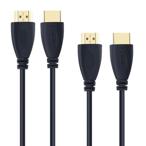 Câble compatible HDMI câbles vidéo plaqué or 1.4 1080P câble 3D pour commutateur de répartiteur HDTV 0.5m 1m 1.5m 2m 3m 5m 10m 15m 20m ► Photo 1/6
