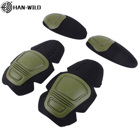 Coussinet de protection et coudières tactique pour Paintball, uniforme de Combat pour Airsoft, tenue militaire, 2 genouillères et 2 coudières simplement pour le costume de grenouille ► Photo 1/6