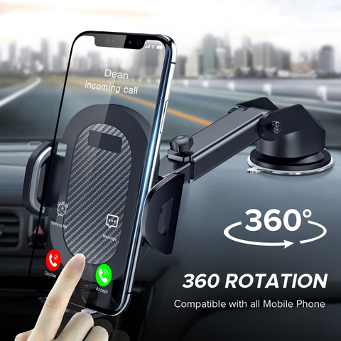 Voiture Support pour téléphone Support de Smartphone en Voiture Téléphone Portable Support ventouse Clip Support de Support pour téléphone Support ► Photo 1/4