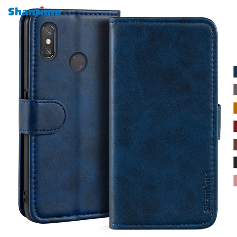 Coque portefeuille magnétique en cuir pour Xiaomi Mi Max 3, étui avec support ► Photo 1/6