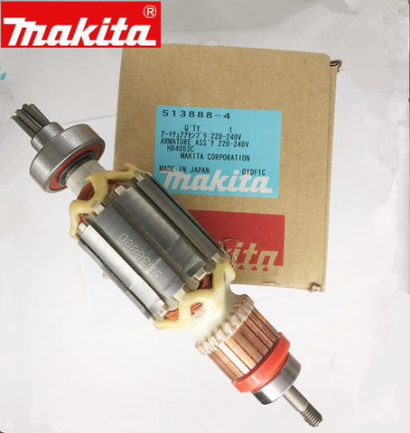Makita-Rotor d'armature, de 513888 à 4, pour HR4003C, HR4013C ► Photo 1/2