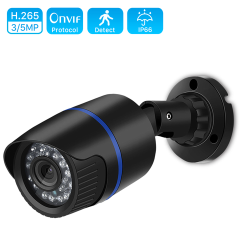 Caméra de Surveillance extérieure IP FULL HD 1080P, 1080 mégapixels, codec H.264, codec H.265/H.264, codec onvif 24 IR LED, dispositif de sécurité IP 2.0 P, DC 12V/48V, PoE ► Photo 1/6