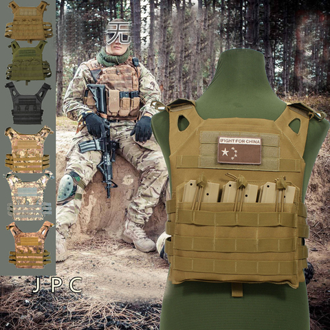 Gilet de chasse JPC, plein air amphibie, multi-poches, gilet tactique Airsoft, gilet de transport de plaques militaires, gilet de Combat Airsoft ► Photo 1/6