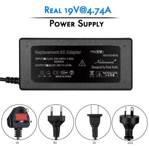 Nobsound DC 19V 4.74A adaptateur secteur universel alimentation chargeur entrée 100-240V 50/60Hz pour amplificateurs numériques ► Photo 1/6