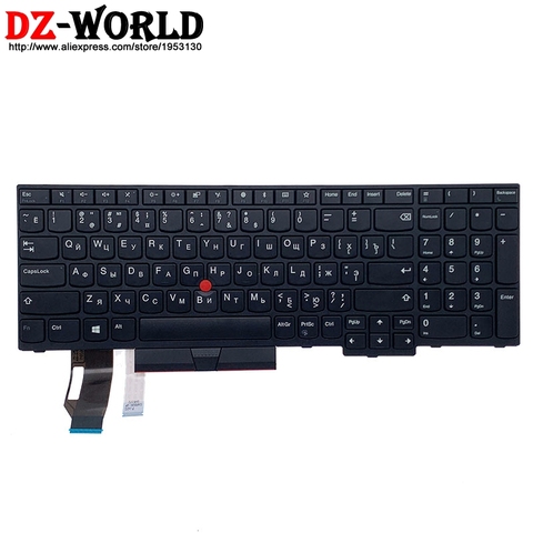 Clavier russe d'origine pour ordinateur portable Lenovo Thinkpad, neuf, pour modèles E580, E585, E590, E595, T590, P53S, L580, L590, P52, P72, P53, P73, 01YP662 ► Photo 1/3