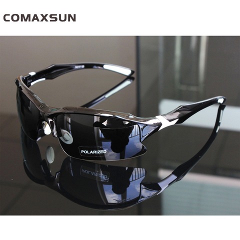 Comaxsun – lunettes de soleil polarisées professionnelles, cyclisme, sport, vtt, monture pour myopie, UV 400 ► Photo 1/6