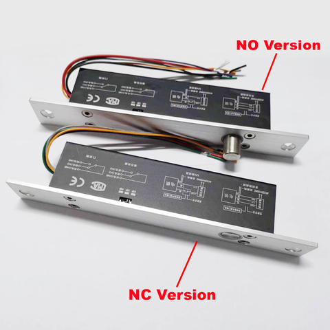 Serrure de porte électrique magnétique avec délai, 12V DC, verrouillage de porte électronique à mortaise ► Photo 1/6