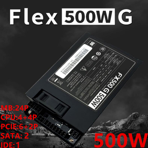 Alimentation électrique silencieuse, entièrement modulaire, pour FSP 80plus Silver FLEX ITX Small 1U, puissance nominale 500W, FX500 G FSP500-50UG, nouveau PSU ► Photo 1/6
