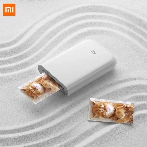 Xiaomi Mijia AR imprimante Photo de poche 300dpi Portable voyage Mini poche Bluetooth imprimante couleurs vives Photo caméra bricolage partager ► Photo 1/6