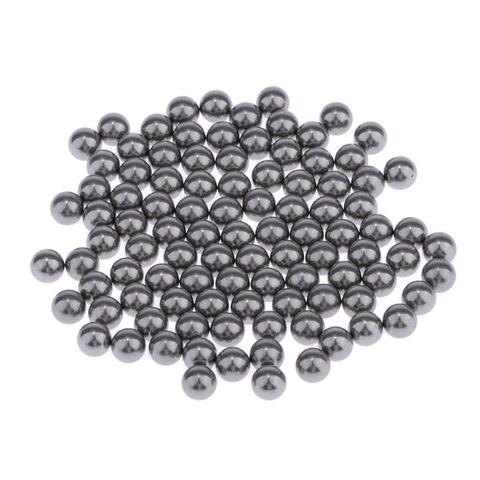 Lot de 100 Mini boules de mélange de peinture, accessoires en acier inoxydable lisse de 5mm ► Photo 1/6