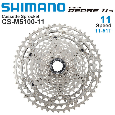 Pignon de Cassette SHIMANO DEORE M5100 11v-11 vitesses-HYPERGLIDE pour pièces d'origine de vélo vtt ► Photo 1/2