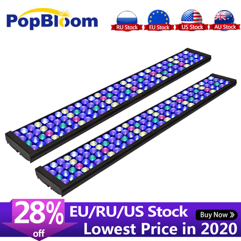 PopBloom – Lampes led pour aquarium, éclairage, lumière de récif, tendance marine, effet eau de mer, coraux, lampe Turing75, 2 pièces ► Photo 1/6