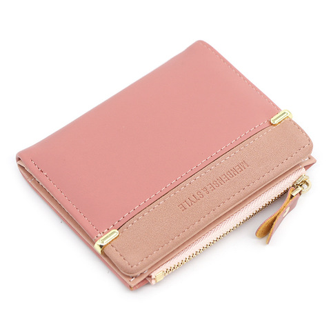 Portefeuille femme court porte monnaie femme portefeuilles mode pour femme porte-carte petit portefeuille femme moraillon Mini pochette pour fille ► Photo 1/6