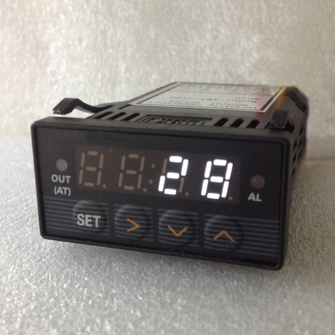 Contrôleur de température numérique Programmable PID, taille de 48x24mm, relais de sortie d'alarme blanc ► Photo 1/5