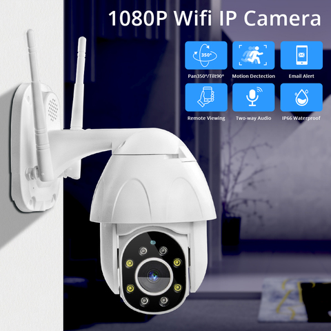 Zastucieux 3.0MP PTZ dôme caméra suivi automatique sans fil Wifi IP caméra panoramique inclinaison 4.0X Zoom numérique 2 voies Audio CCTV caméras de sécurité ► Photo 1/6