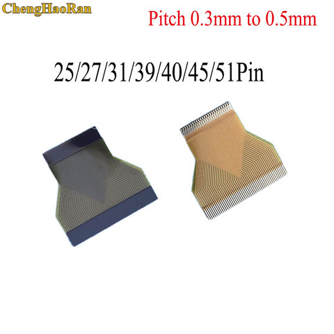 Chengaoran – câble plat Flexible FFC FPC pour écran LCD, 1 pièce, pas de 0.3mm à 0.5mm, 25/27/31/39/40/45/51 broches ► Photo 1/1