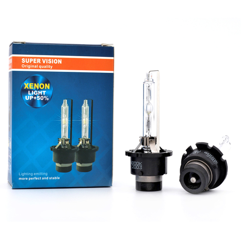 Ampoule au xénon HID D2S 35W, 2 pièces, ampoule d'origine de remplacement pour phares de voiture, feux de croisement et de route, 66240 3000K 4300K 6000K ► Photo 1/6