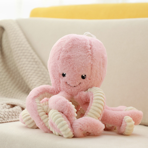 Peluche pieuvre pour enfants, taille personnalisée, jouets pour bébés, cadeaux d'anniversaire et de noël, poupées Tako mignonnes ► Photo 1/6