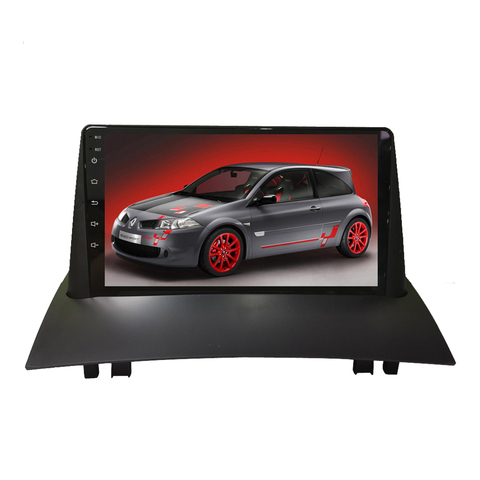 Pour Renault Megane 2 Android 2002-2009 unité de tête avec cadre 2 Din voiture GPS Navigation multimédia lecteur vidéo FM Wifi stéréo ► Photo 1/6
