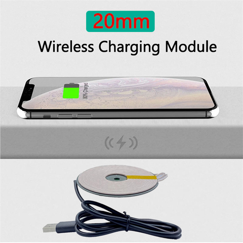 Rapide Qi sans fil chargeur Module émetteur PCBA Circuit imprimé bobine pour iPhone 8 X 11 Pro XS Max XR Galaxy S20 S10 S8 S7 Note10 Note9 Note8 XIAOMI téléphone portable bricolage charge ► Photo 1/6