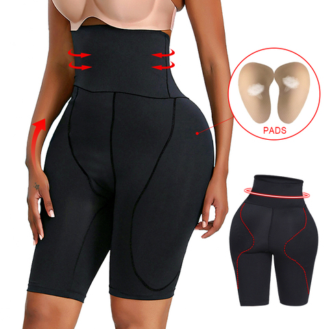 Fausse fesse et hanche Bout à bout Shapewear femmes rembourré culotte grande hanche sous-vêtements bout à bout rehausseur coussinets culotte hanche rembouré coussinets faux cul corps Shaper grande taille fesses push up ► Photo 1/6