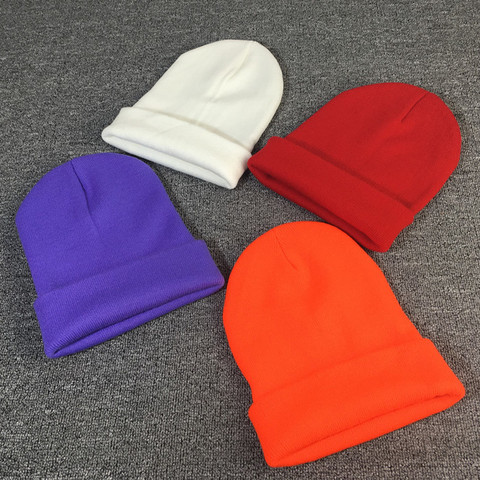 Hiver tricoté chapeau femmes bonnets tricoté bonbons mignon chapeau filles automne femme Beanie casquettes plus chaud Bonnet dames casquette décontractée ► Photo 1/6