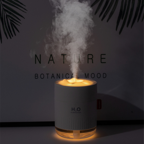 Humidificateur d'air ultrasonique de grande capacité de 500ML avec la lampe romantique humidificateurs d'aromathérapie de diffuseur d'huile d'arome de fabricant de brume de voiture d'usb ► Photo 1/6