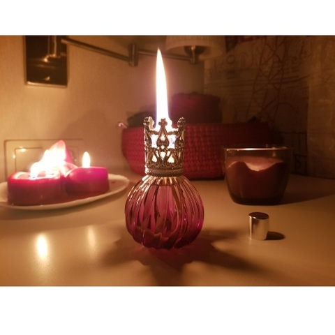 Kit de lampe de bronzage d'huile d'aromathérapie de diffuseur de parfum d'ananas pourpre/Orange de 100ml ► Photo 1/6
