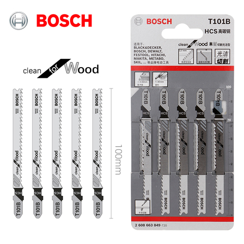 Bosch T101B lame de scie sauteuse bois bois aluminium métal coupe lame de scie électrique lame de scie inox ► Photo 1/6