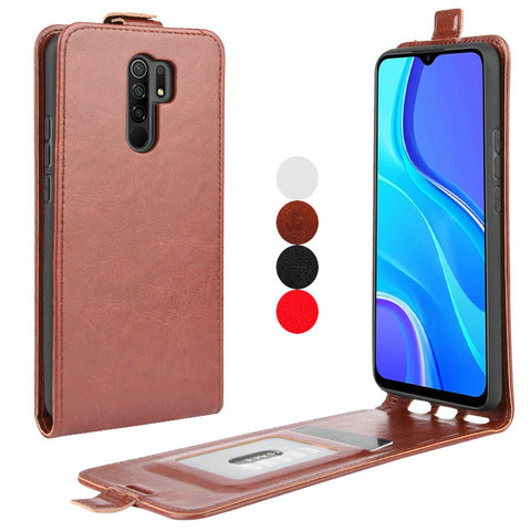 Redmi9 étui haut vers le bas étui Vertical pour Xiaomi Redmi 9 8 8A 7 7A étui portefeuille en cuir Redmi9 Redmi8 A Redmi7 A Coque Redmi8A ► Photo 1/6