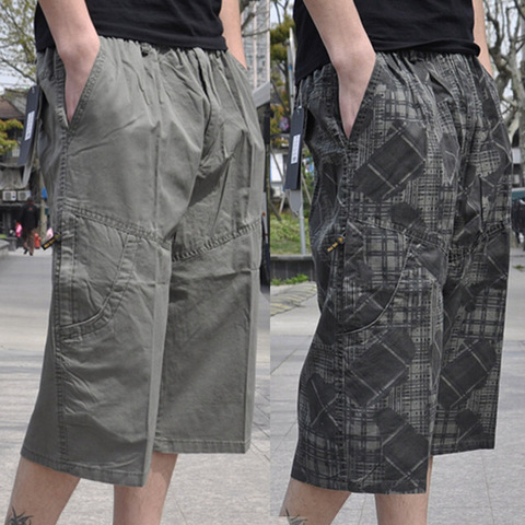 Shorts hommes armée vert Cargo Shorts hommes coton été Shorts décontracté és Bermudas tactique pantalons courts grande taille 7XL 8XL 9XL 10XL ► Photo 1/6